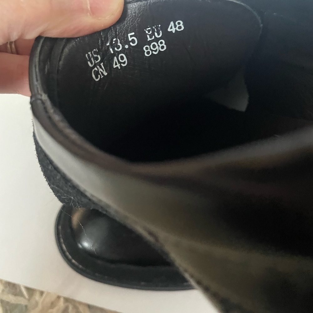Gatsby black dress shoes size 13.5 men’s - Picture 9 of 10